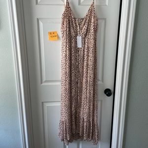 Sage The Label Leopard Midi Dress